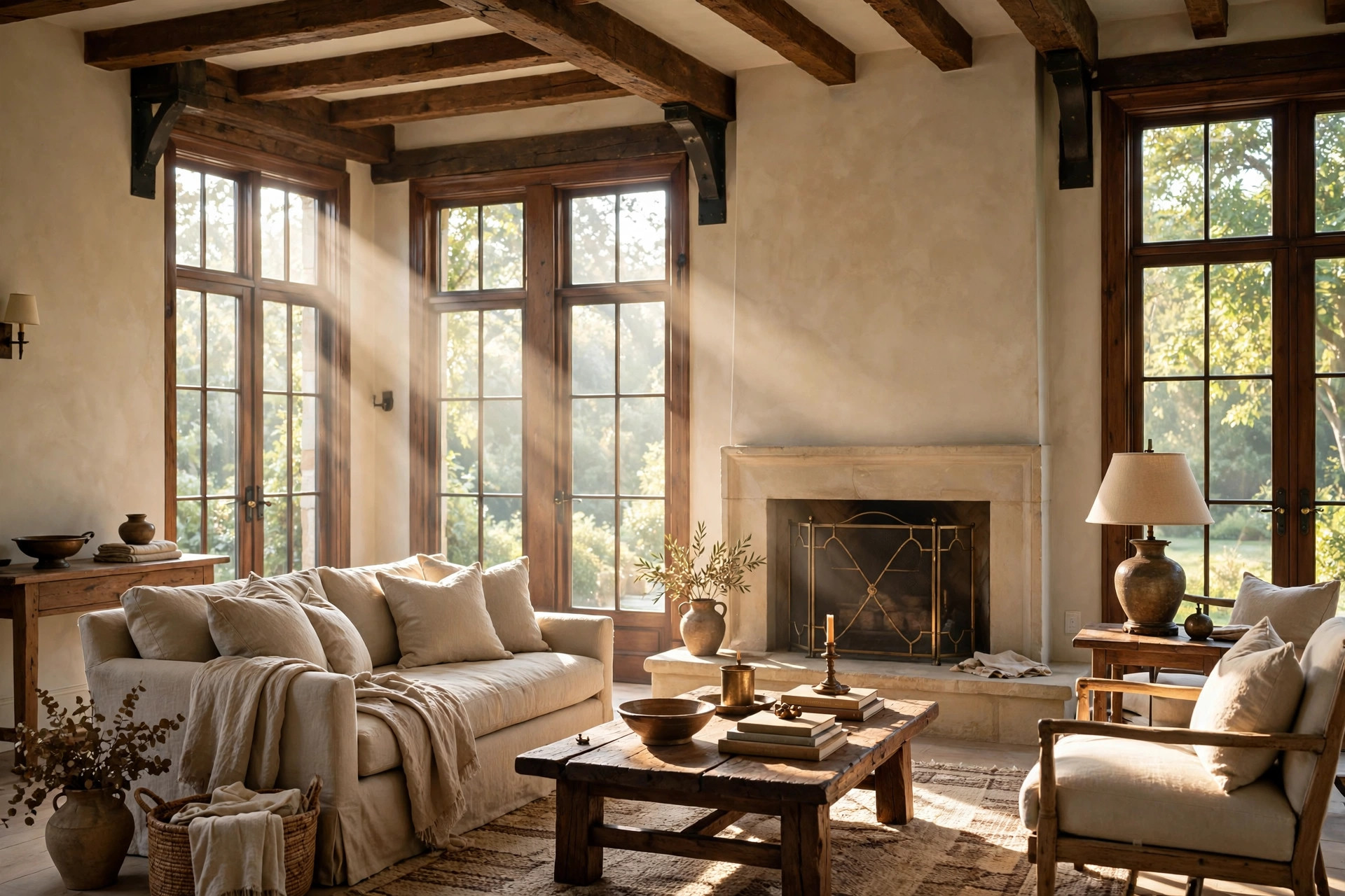 A sunlit keeping room, every object in its place