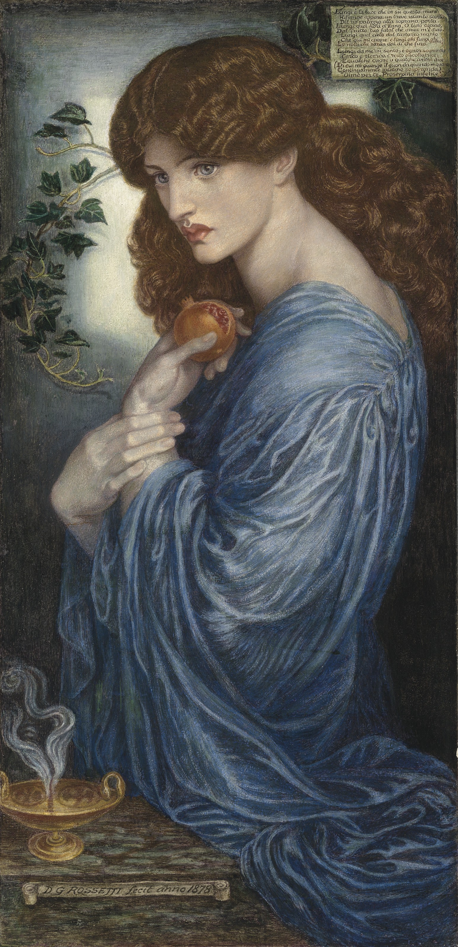 Classical portrait in dramatic light